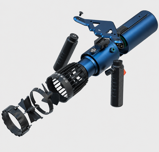DONORISHA Underwater Scooter 3-Speed Sea Scooter with Action Camera Mount