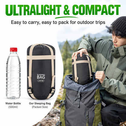 DONORISHA Ultralight Sleeping Bag, Compact Backpacking Camp Quilt