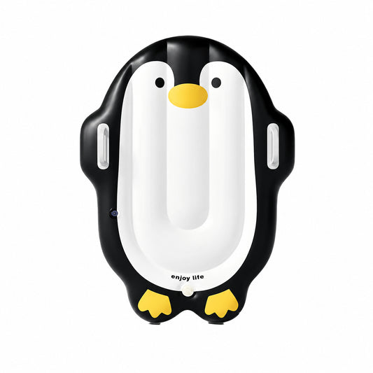 DONORISHA Inflatable Penguin Body Board for Kids, 100 x 70 cm