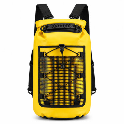 DONORISHA Waterproof Dry Bag Backpack 20L, Roll Top Floating Bag for Kayaking Boating Fishing Exploring beaches