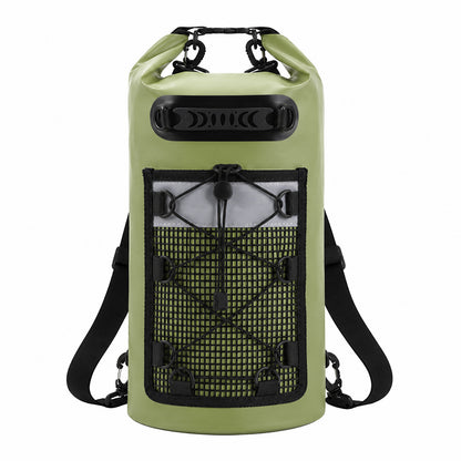 DONORISHA Waterproof Dry Bag Backpack 20L, Roll Top Floating Bag for Kayaking Boating Fishing Exploring beaches